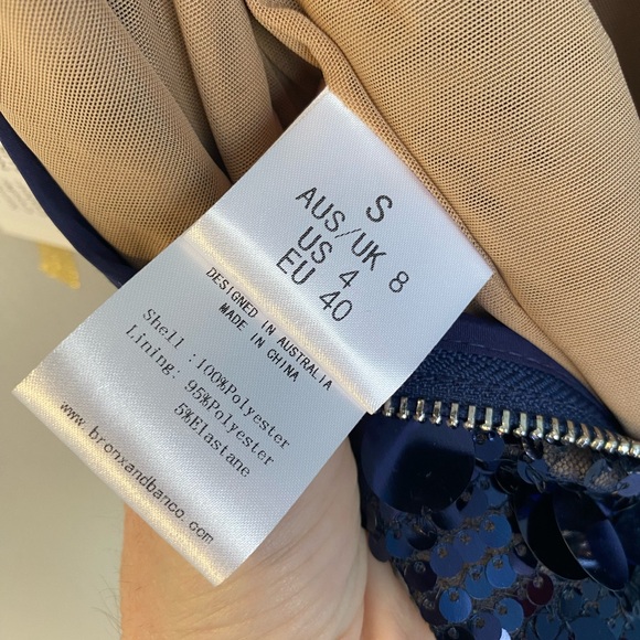 NWT Bronx and Banco Farah Strapless Gown Size AU 8/US 4 - Picture 10 of 16